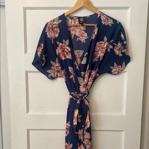 Floral Wrap Dress